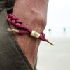 Rastaclat Braided Bracelet for Men and Women - Merlot Burgundy