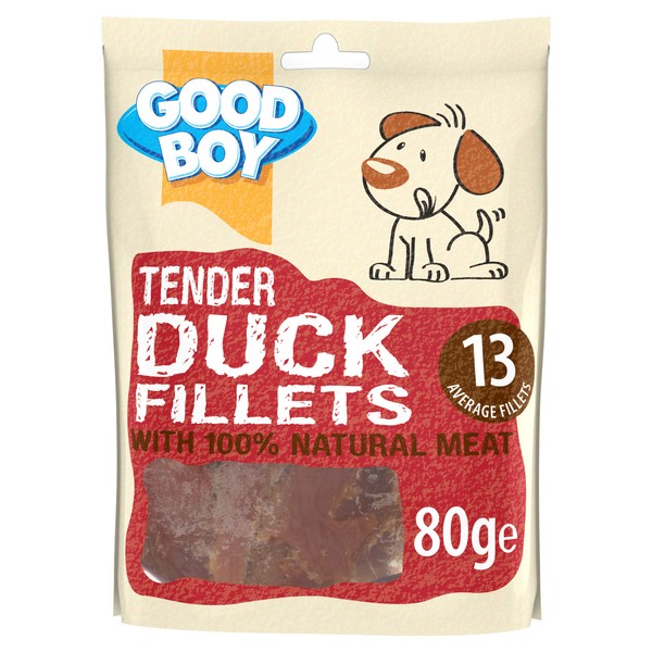 Good Boy Tender Duck Fillets, 80g