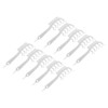 10pcs Z Shaped Wide Tooth Comb Stylish Portable Double Sided