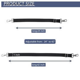 Correas de repuesto totalmente elásticas para las piernas de longitud ajustable, duraderas y duraderas (multicolor)