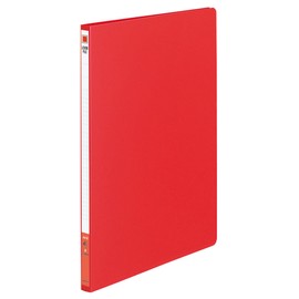 Kokuyo Lever File Z Type A4 120 Sheets Accommodate Dark Gray Flat – 320ndm Parent , Red