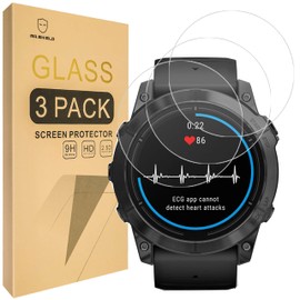 Mr.Shield Screen Protector compatible with Garmin Epix Pro (Gen 2) [51mm] [Tempered Glass] [3-PACK] [Japan Glass with 9H Hardness]