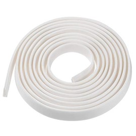 uxcell Edge Trim U Seal Extrusion, Silicone White U Channel Edge Protector Sheet Fits 5/64-5/32inch Edge 3Meters/9.84Ft Length