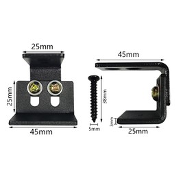 Tucireat Set of 2 Sliding Door Floor Guide Sliding Door Adjustable Floor Guide Runners for Sliding Doors Adjustable Multistyle Sliding Door Track Sliding Door Fitting