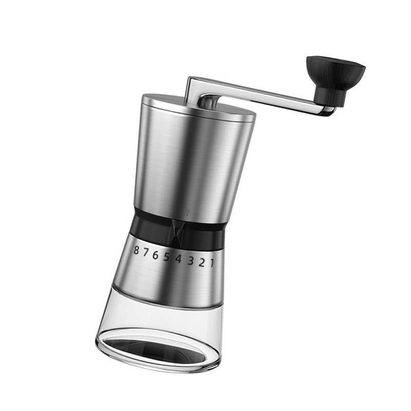 Manual Coffee Grinder 304 Stainless Steel Portable Hand Crank Coffee