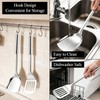 Joyfair 2Pcs Stainless Steel Spatula Set, Sturdy Solid & Slotted