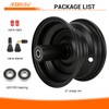 RZEOZU 6" Front Mini Bike Wheel Rims Kit for Mega