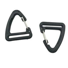 Outdoor Hiking Backpack Triangle Clip Hook - Works with 1 Inch Nylon Webbing, Straps, Ropes, and Cord (Pack 20) ET1316