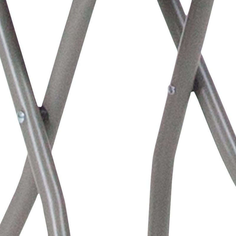 Flash Furniture Micah Foldable Stool with Black Plastic Seat and