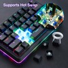 Koolertron Single-Handed Macro Mechanical Keyboard, RGB LED Backlit Portable Mini