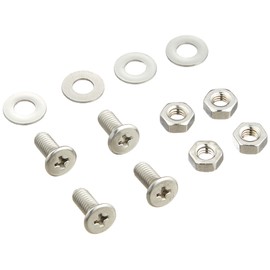 DAIDOHANT Thin Head Screw, Ultra-Low Head, Small Screw Set (With Nuts and Washers)