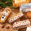 Tioncy 50 Pcs Autumn Themed Mini Pink Loaf Pans with