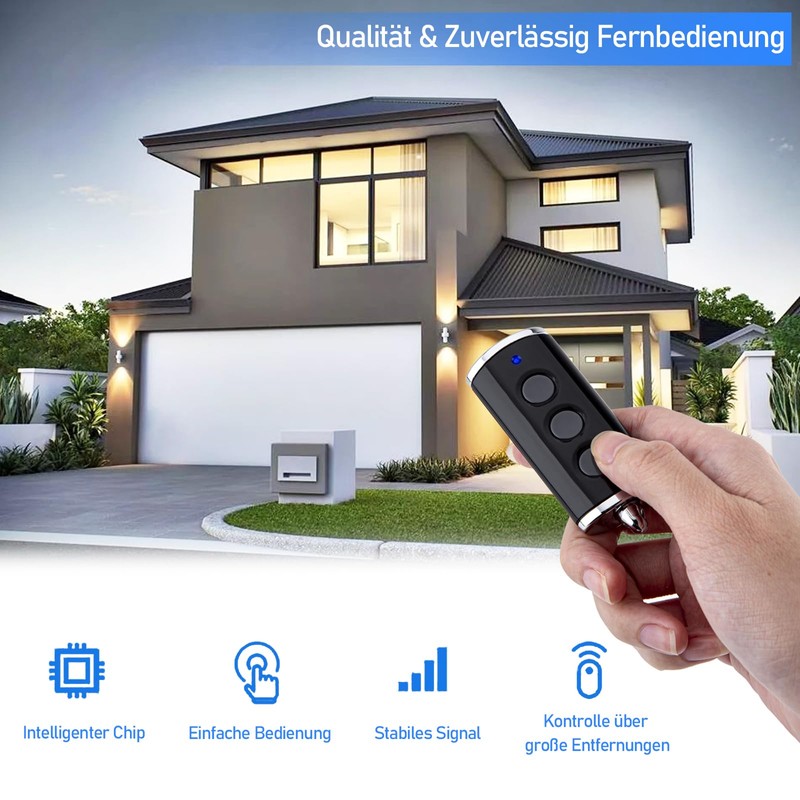 pepape 2 x hand-held transmitters for Hörmann HSE4-868-BS HSE2-868-BS HS4-868-BS,