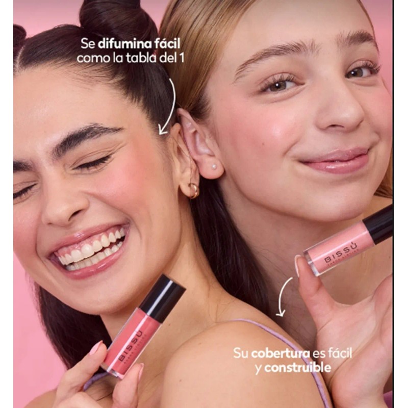 Kit Rubor Liquido Bissú Colección 12 Tonos