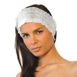 Disposable Headbands - APPEARUS Elastic Facial Spa Headband (50 Count)