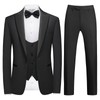 Rogers & Morris Tuxedo Suits for Men Solid 4 Piece
