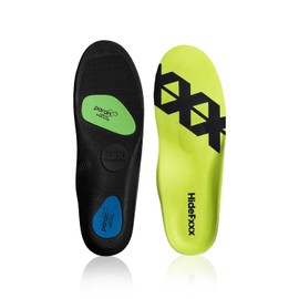 HideFxxx Poron Shock Absorption Insoles, Support Shock Absorption Cushioning Sports Comfort Inserts, Breathable Shoe Inner Soles for Sports and Working (US 11.5-14 | EU 46-48)