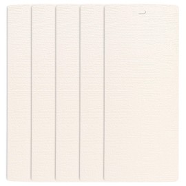 DALIX Chaparral Replacement Blinds Vertical Slats Door Ivory 82.5" Window 5 Pack