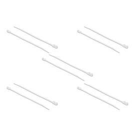 DeLOCK Cable Ties with Mounting Eye L 160 x W 4.8 mm White Pack of 10