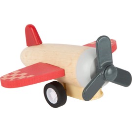 small Foot 11884 Pull Back Plane and Rocket Set with Three Great Flyers Made of Durable Wood from 12 Months