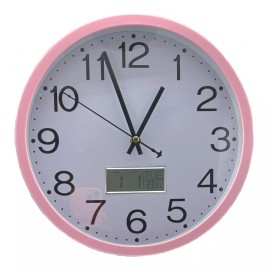 ArgenmexWatch Reloj De Pared Analogo C/fecha Y Temperatura Digital Unico!