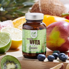 BeGreen Vita Green | High Dose Vitamin C + Multivitamin Complex | All Important B Vitamins, Zinc and Selenium | Natural Minerals, Trace Elements for Your Immune System | 100% Vegan