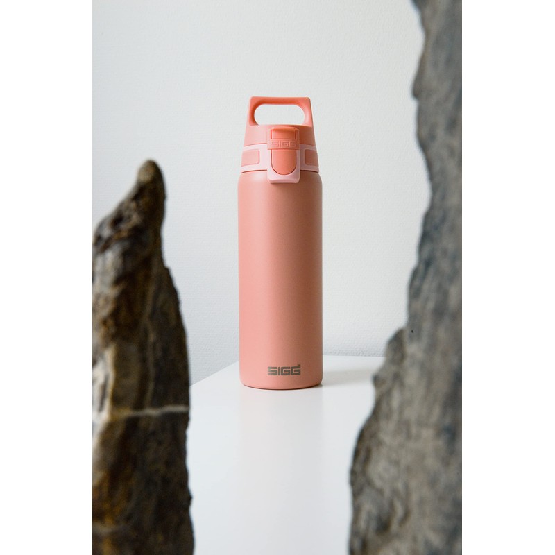 SIGG Stainless Steel Drinking Bottle, Shield ONE, Suitable for Carbonated