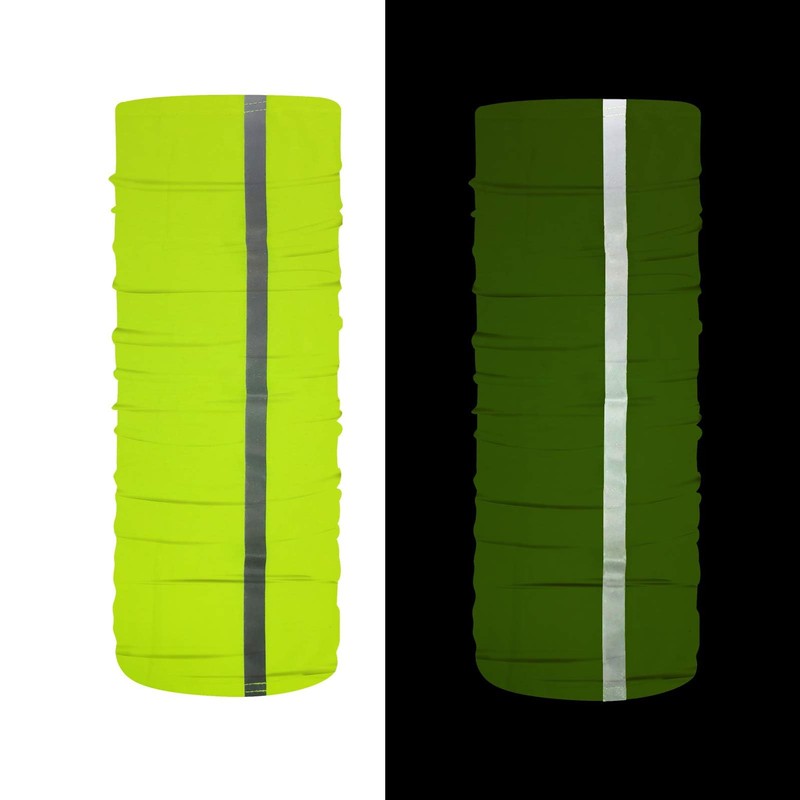 Polaina para el cuello, bandana sin costuras, pasamontañas, Verde, Talla