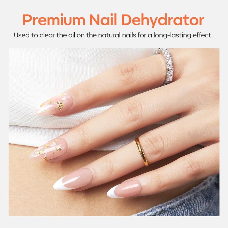 Modelones Nail Dehydrator, 30 ml Nail Dehydrator for Acrylic Nails