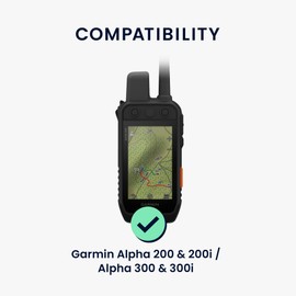 kwmobile GPS Screen Protectors Compatible with Garmin Alpha 200 & 200i / Alpha 300 & 300i Screen Protector (2 Pieces) - Transparent