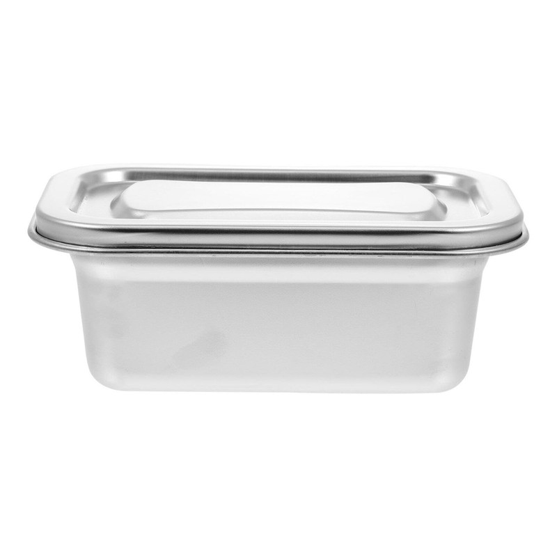 Hemoton Ice Cream Container Stainless Steel Ice Cream Storage Container