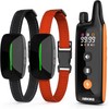 Dog Shock Collar Electric Training: Shock Collar for 2 Dogs Waterproof Rechargeable Collar with Remote for Large Medium Small Dog 5 10 15 20 30 40 50 60 80 100 lbs No Bark Beep Vibration Breed Collars