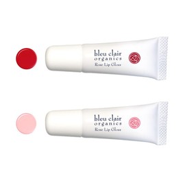 Organic Gloss 55ml Rose Lip Gloss Lip Protection High Color Long Lasting Pure Pink Blue Claire