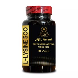 OLANTA TRADE SOLUTION L-LYSINE 500 mg ESSENTIAL AMINO ACID Protein Metabolism Essential Amino Acid 1B