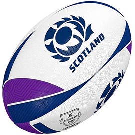 Gilbert scotland supporter rugby ball [white/purple] size 5