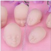 20pcs Doll Heads Craft Key Ring Plastic Mini Doll Body