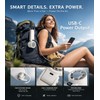 Portable Handheld Fan with Cooling Plate, 199-Speed Stepless Control, 3-in-1