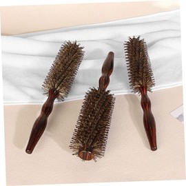 FOMIYES Stylish Hair Styling Comb Hair Curling Brush Wooden Handle for Women Comfortable Practical
