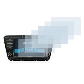Savvies Pack of 6 Screen Protectors Compatible with Skoda Columbus Superb 2017 Infotainment System 8 Inch Screen Protector Film Ultra Transparent
