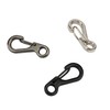 Temlum Aluminium Carabiner Hook, 2.5 cm Mini Carabiner Set, Snap