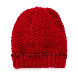 MUK LUKS Women's Lurex Cuff Cap, Poppy, One Size Fits Most