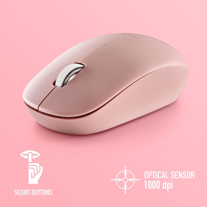 NGS Fog Pro Pink Wireless Mouse 1000 DPI Optical Mouse