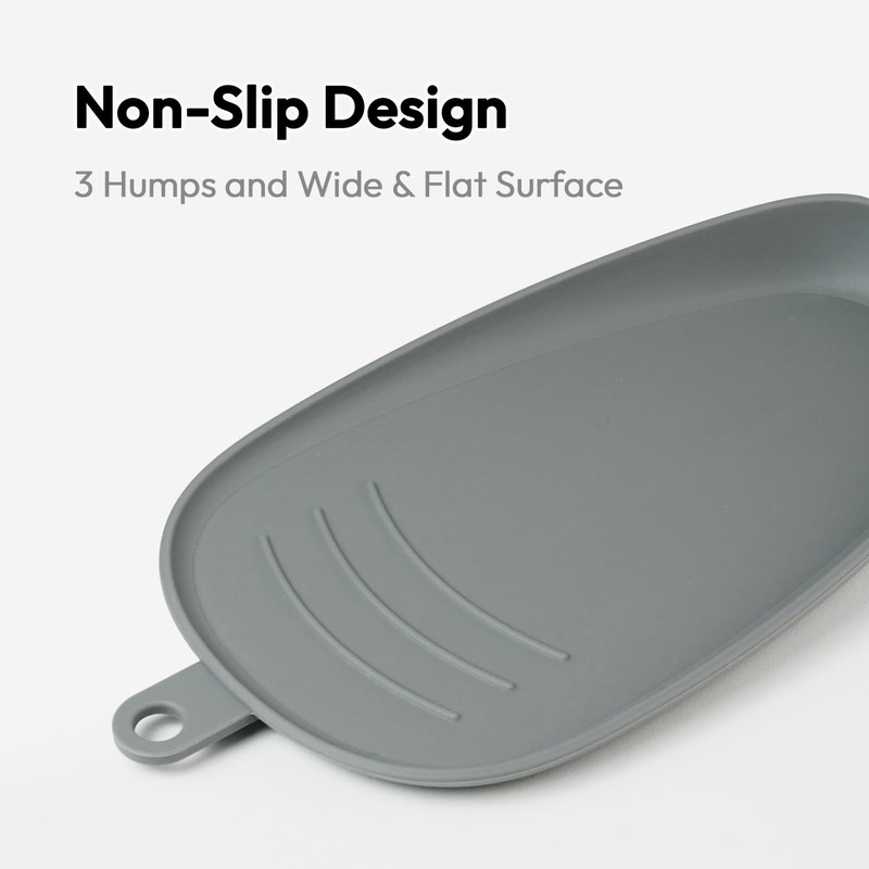 Carrotez Large Silicone Utensil Rest for Stove Top - Unbreakable