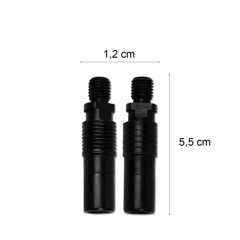 Quick Release Adaptor Aluminium Black Quick Release for Bite Alarms