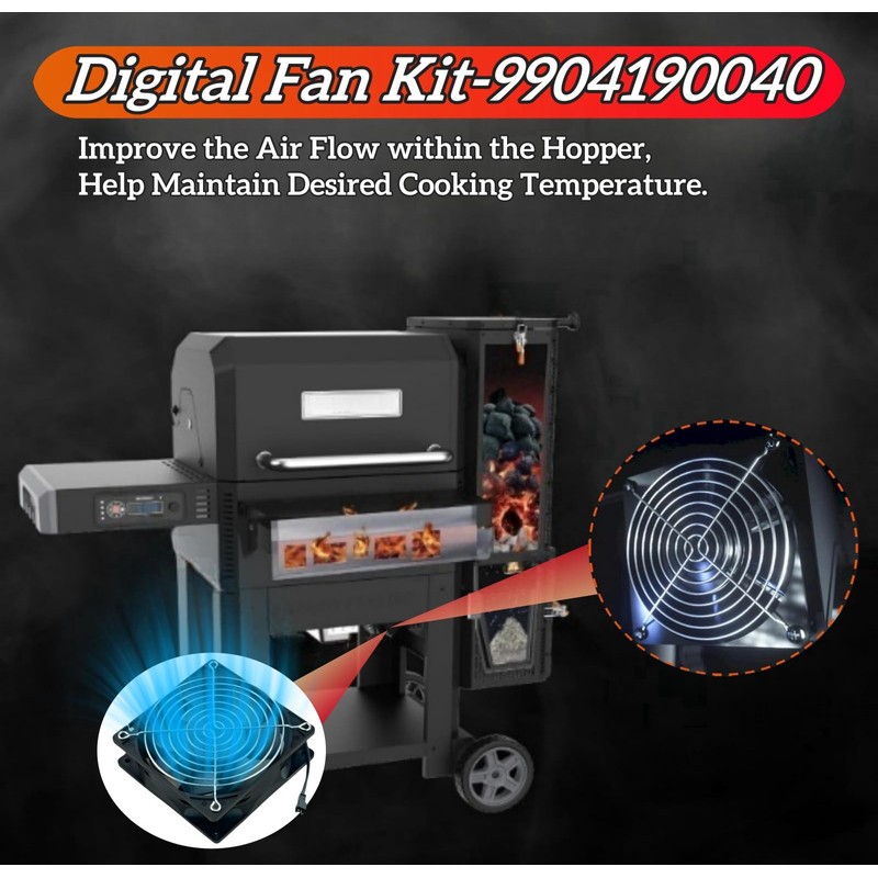 9904190040 Fan and Lid/Door Switch Kit for Masterbuilt Gravity Series