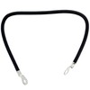 SureFit Black 16" Battery Cable Universal for Lawn Mowers Garden