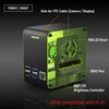 ElectroCookie Raspberry Pi 4 Case, Aluminum Mini Tower Case with