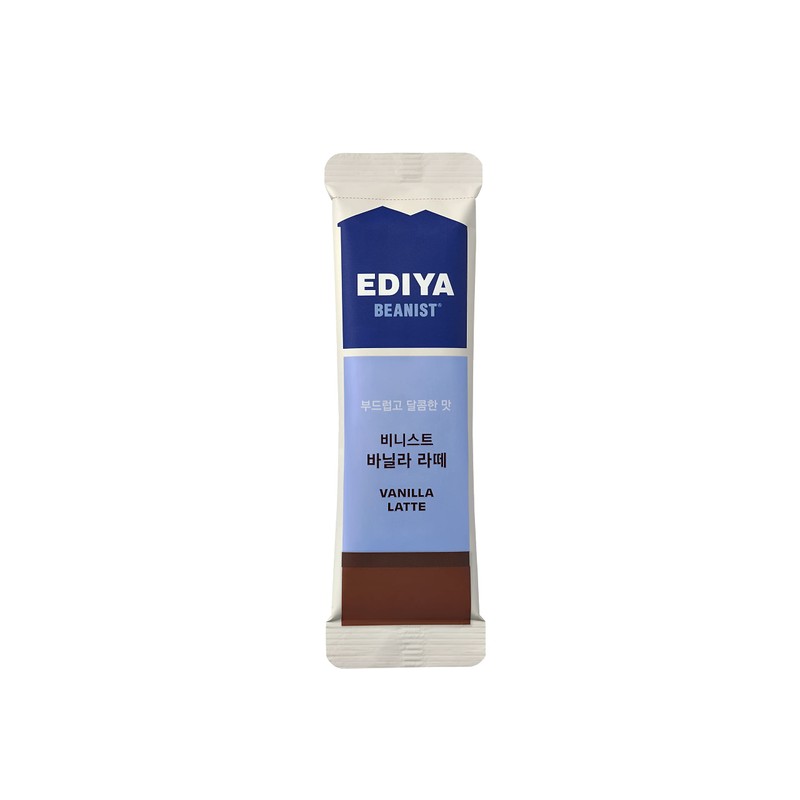 Ediya Beanist®, Vanilla Latte, 20 Sticks, 0.52 oz (15 g)