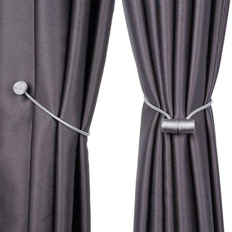 Magnetic Curtain Tiebacks, Strong Magnetic Window Curtain Tiebacks Clips Decorative
