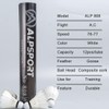 ALPSPORT 808 12 Pack White Goose Feather Badminton Shuttlecocks Birdies,